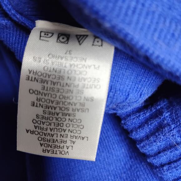 💙❄️Designer Originals Twinset ✨ Petite M Royal Blue Layered Look Sweater💙 - Picture 8 of 10